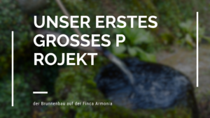 Read more about the article Unser erstes großes Projekt – der Brunnenbau auf der Finca Armonia